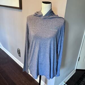 Vineyard Vines Long Sleeve Performance Hoodie Tee Blue Size M